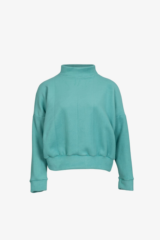 Pull Epure Polaire Turquoise