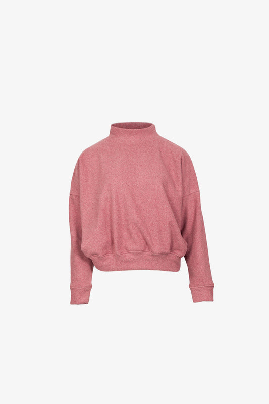 Rosa Pullover aus Fleece von Epure