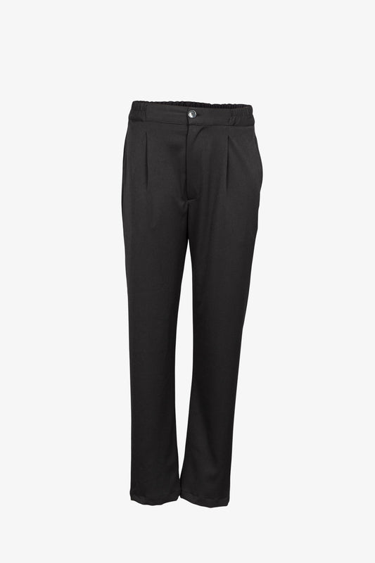 Pantalon à Plis Gabardine Noire