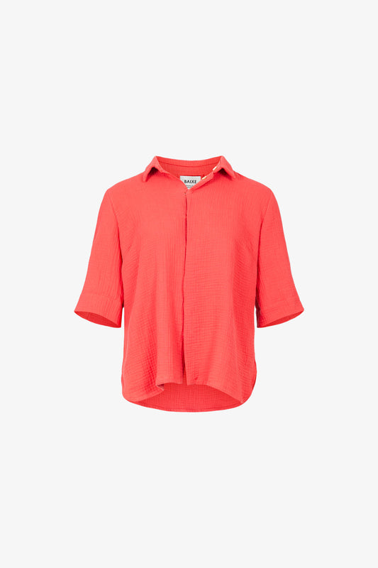 Prototype - Coral Gauze Shirt