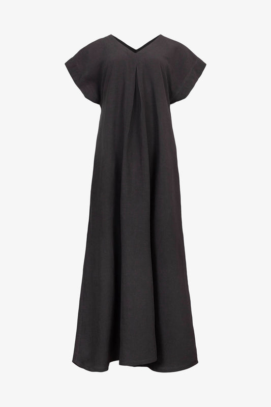 Prototype - W Linen Viscose Dress Black