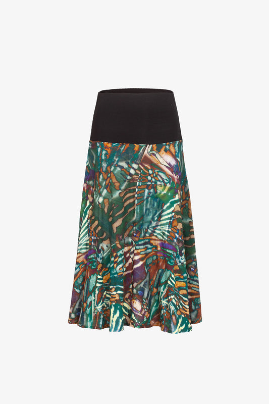 Prototype - Tropical Prints Shaped Skirt