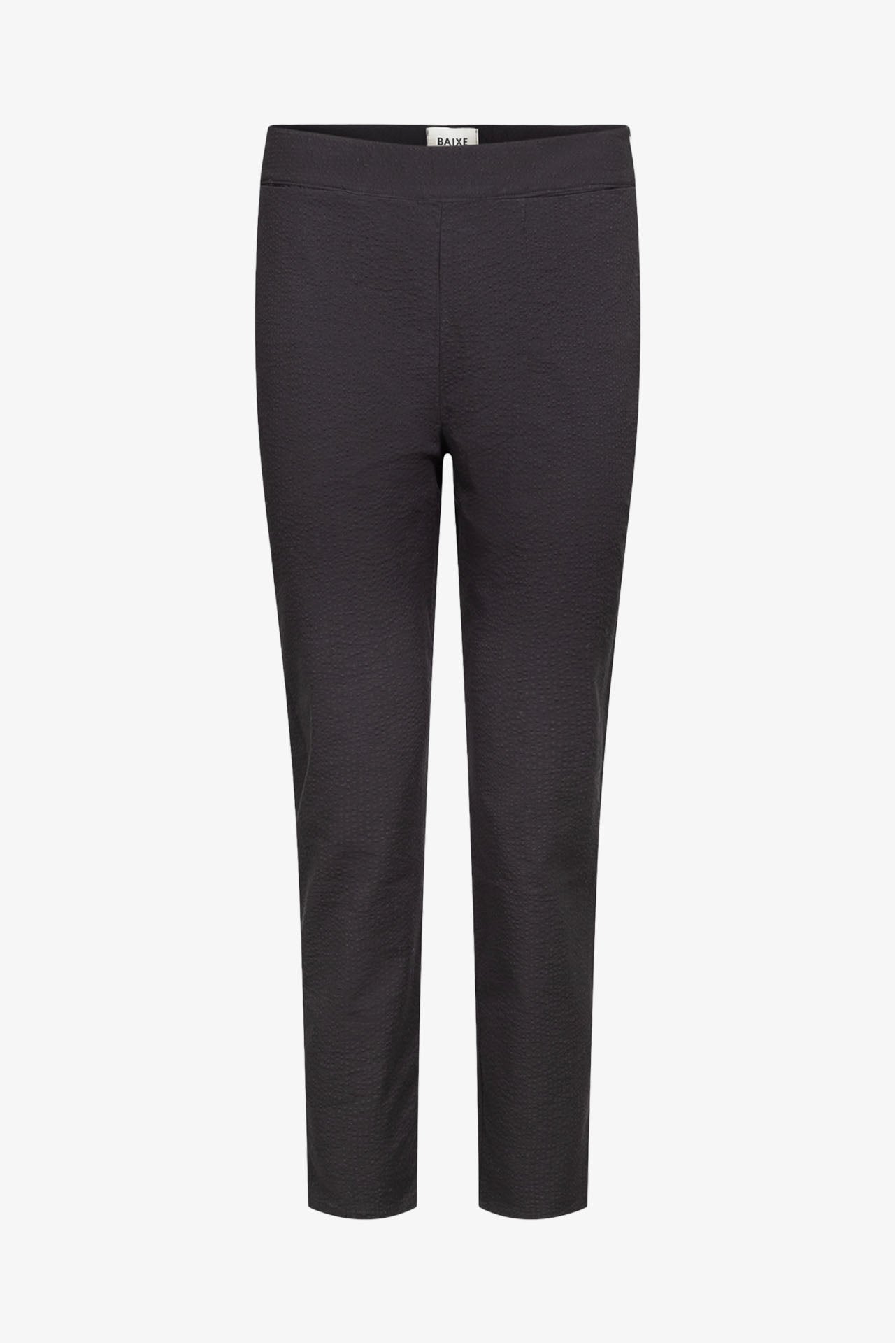 Pantalon Audrey Seersucker Noir