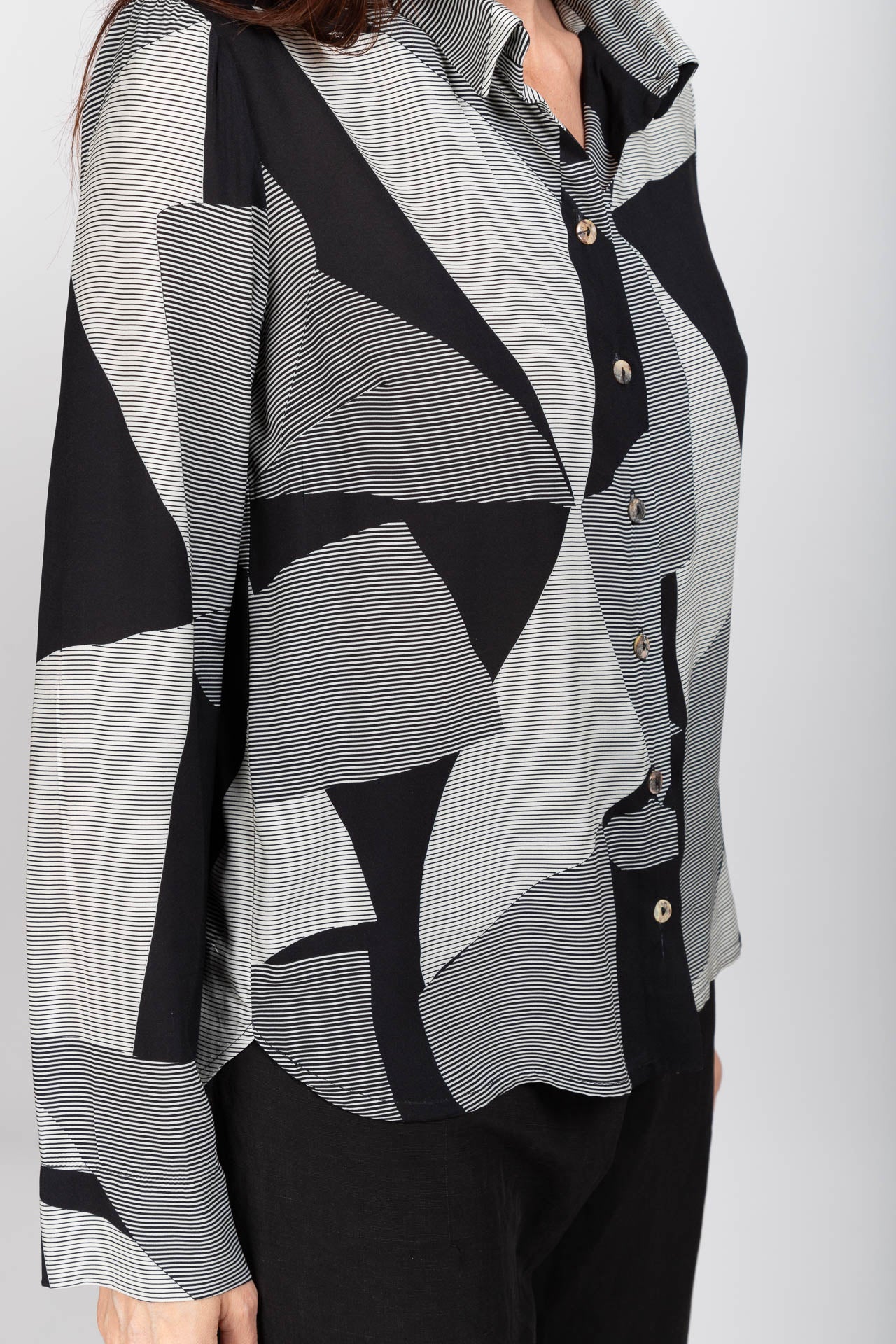 Chemise Manchette Sashiko