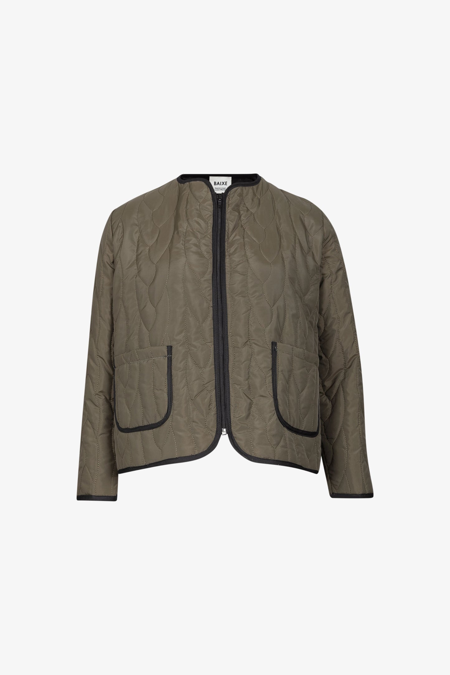 Khaki Padded Chacha Jacket