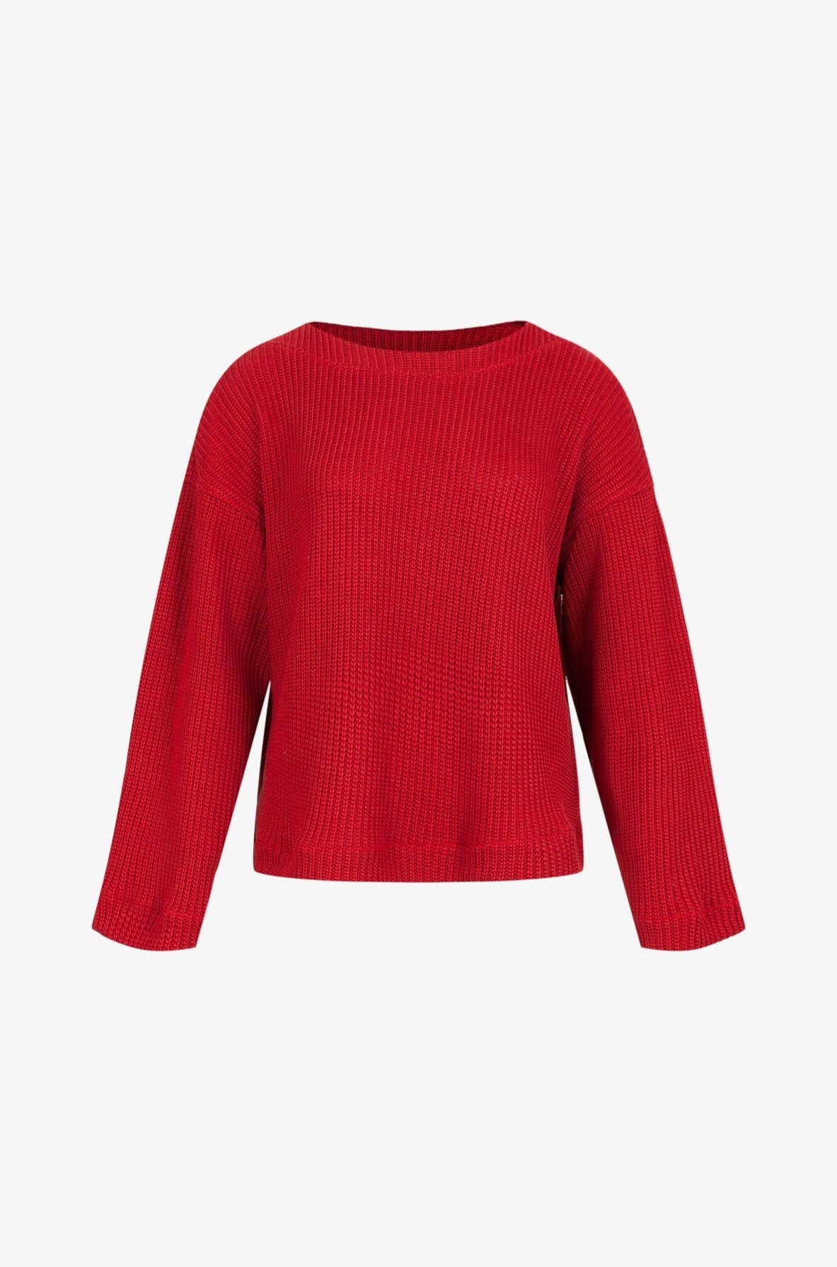 Pull Ample Maille Rouge