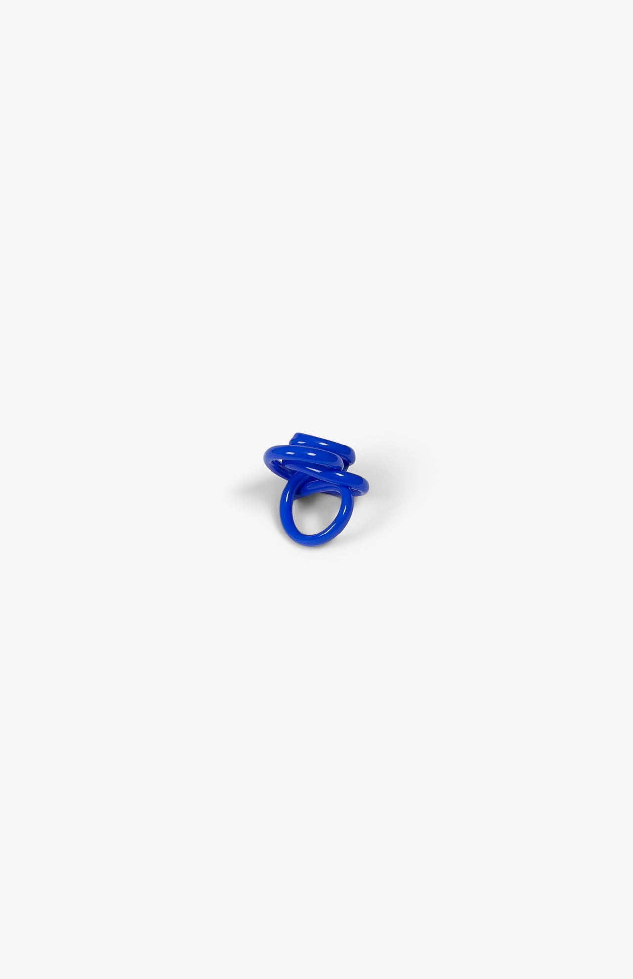 Zickzack-Ring – Blau