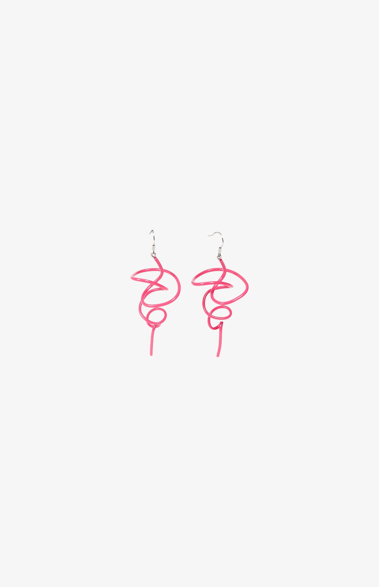 Little Zig Earrings - Shiny Fuchsia