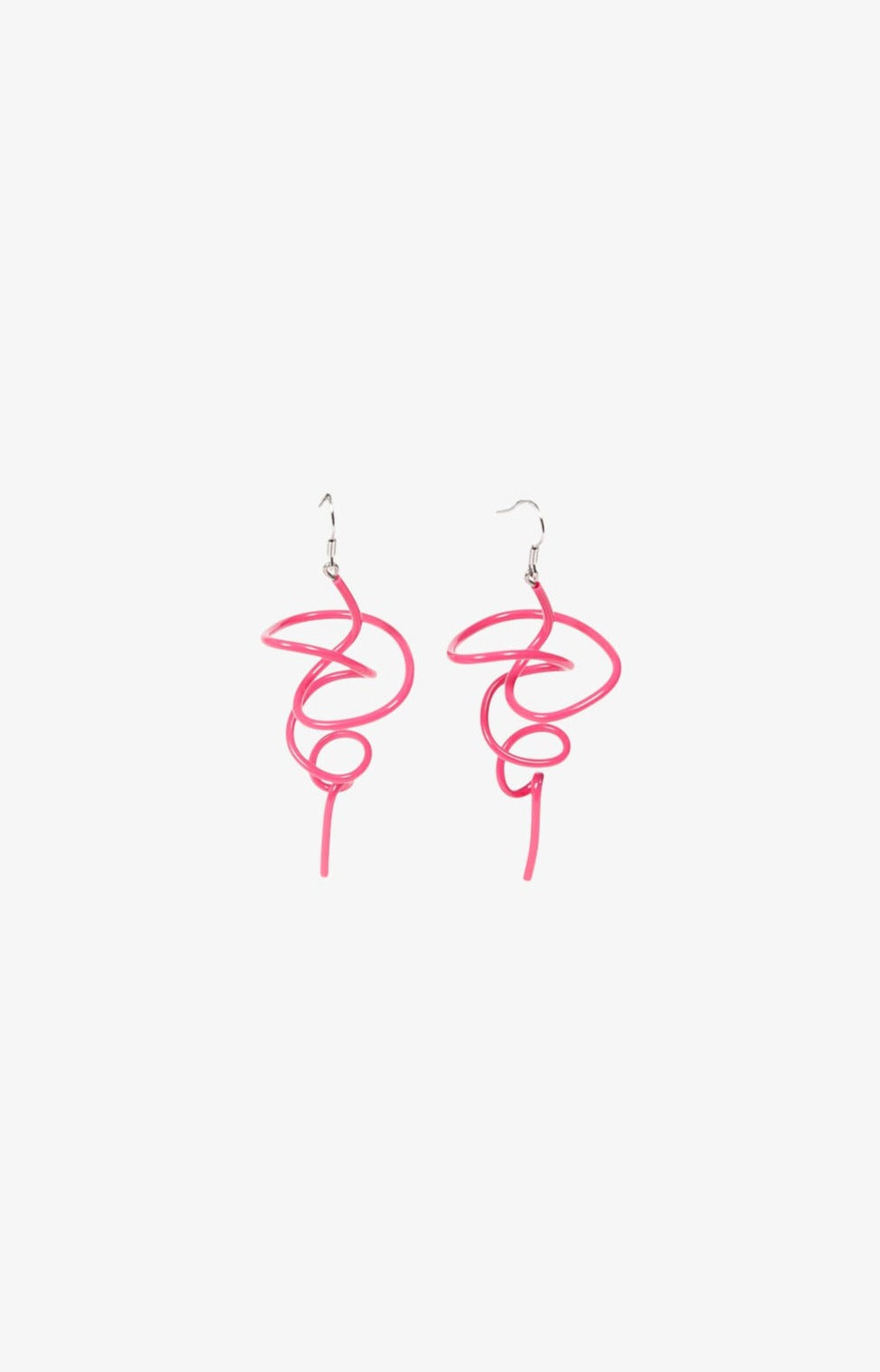 Little Zig Earrings - Shiny Fuchsia