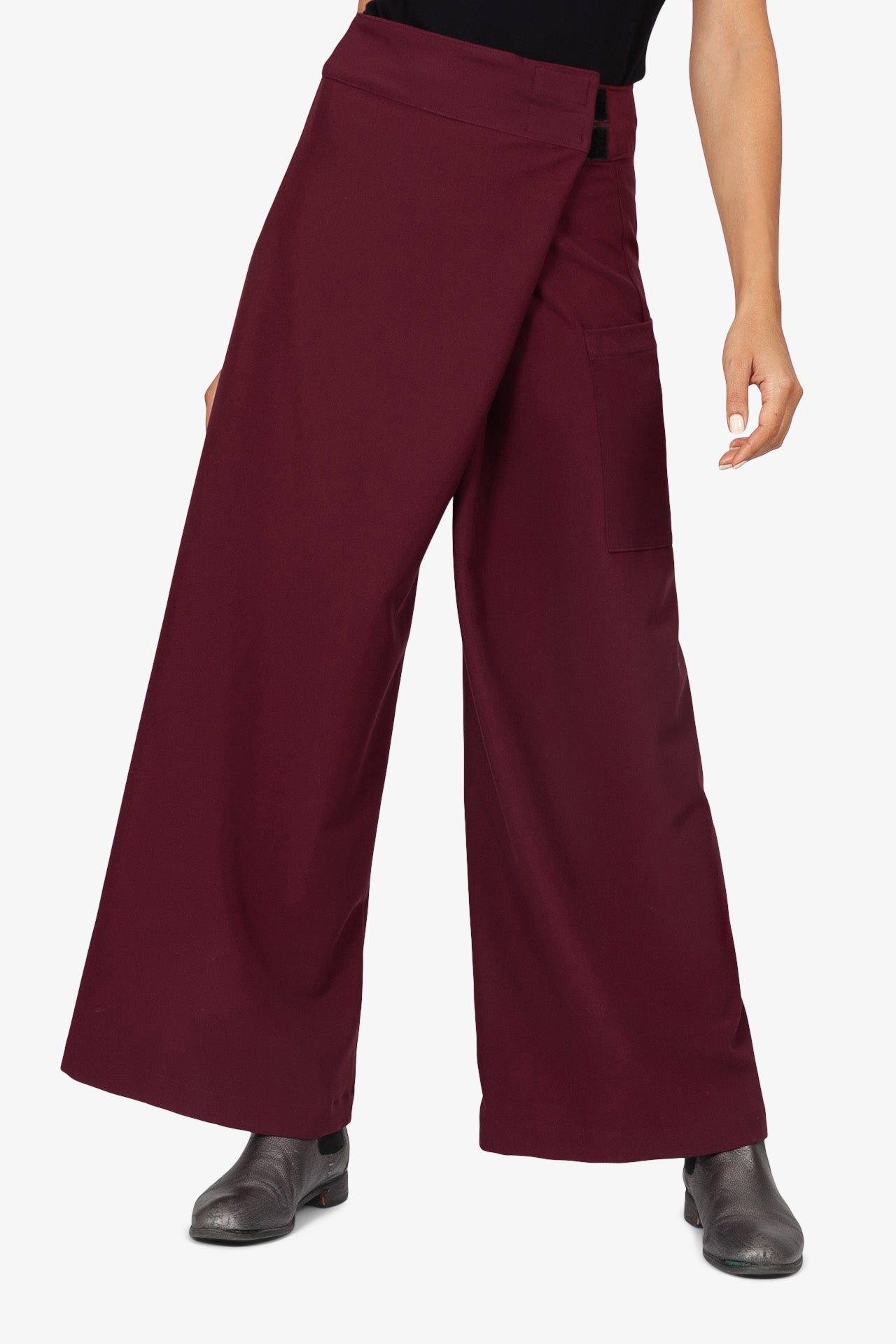 Pantalon Bali Gabardine Aubergine