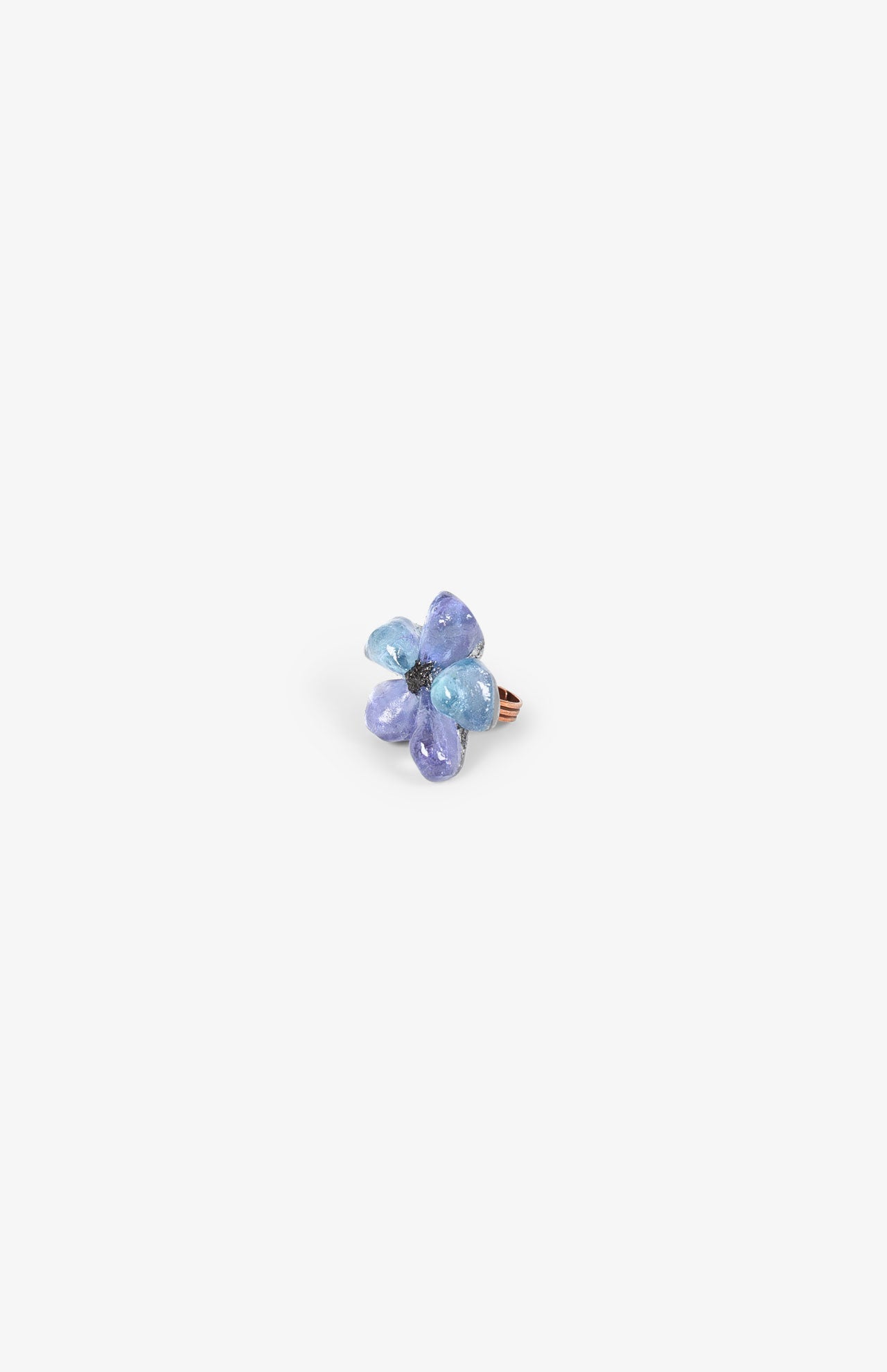 Blumenring - Violettblau - Marianne Olry