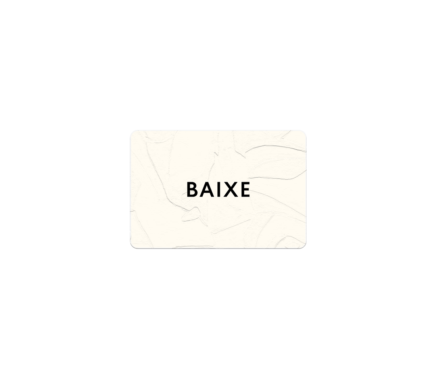 Carte cadeau BAIXE