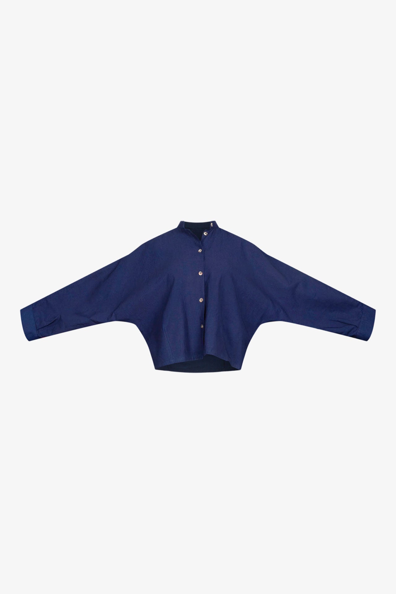 Chinesisches blaues Nehru-Shirt