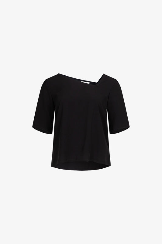 Top Asy Viscose Black