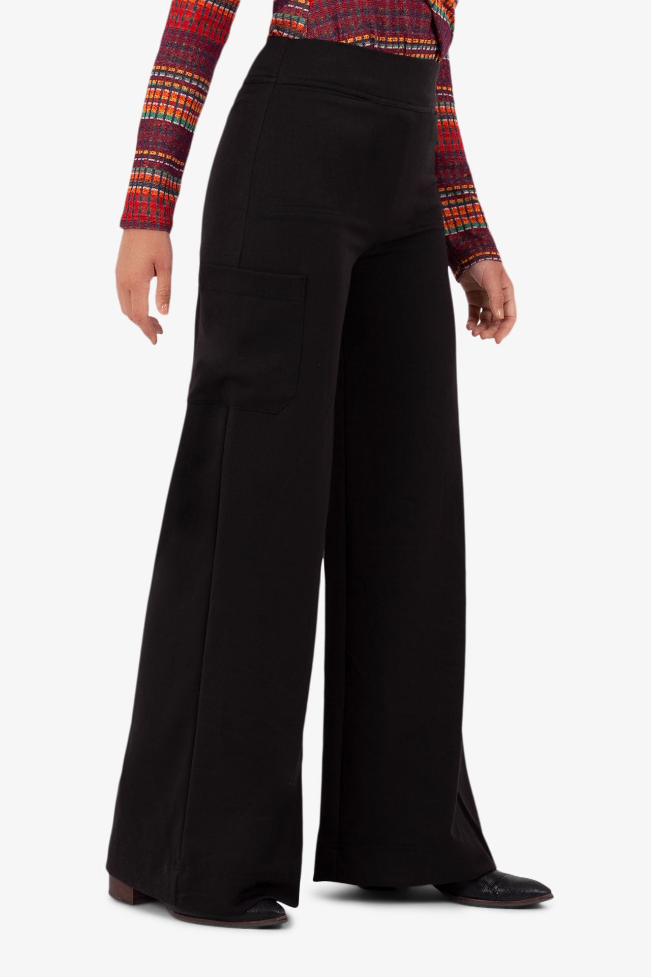 Pantalon Gaucho Gabardine Noir