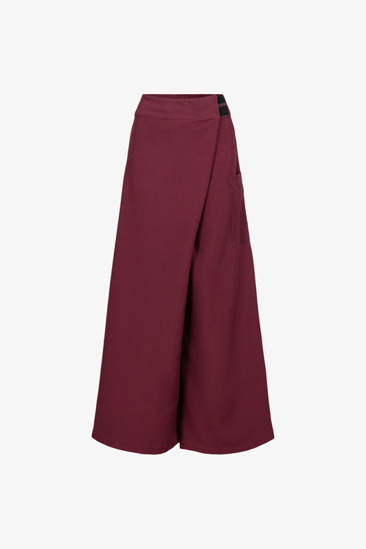 Bali-Gabardine-Hose Pflaume